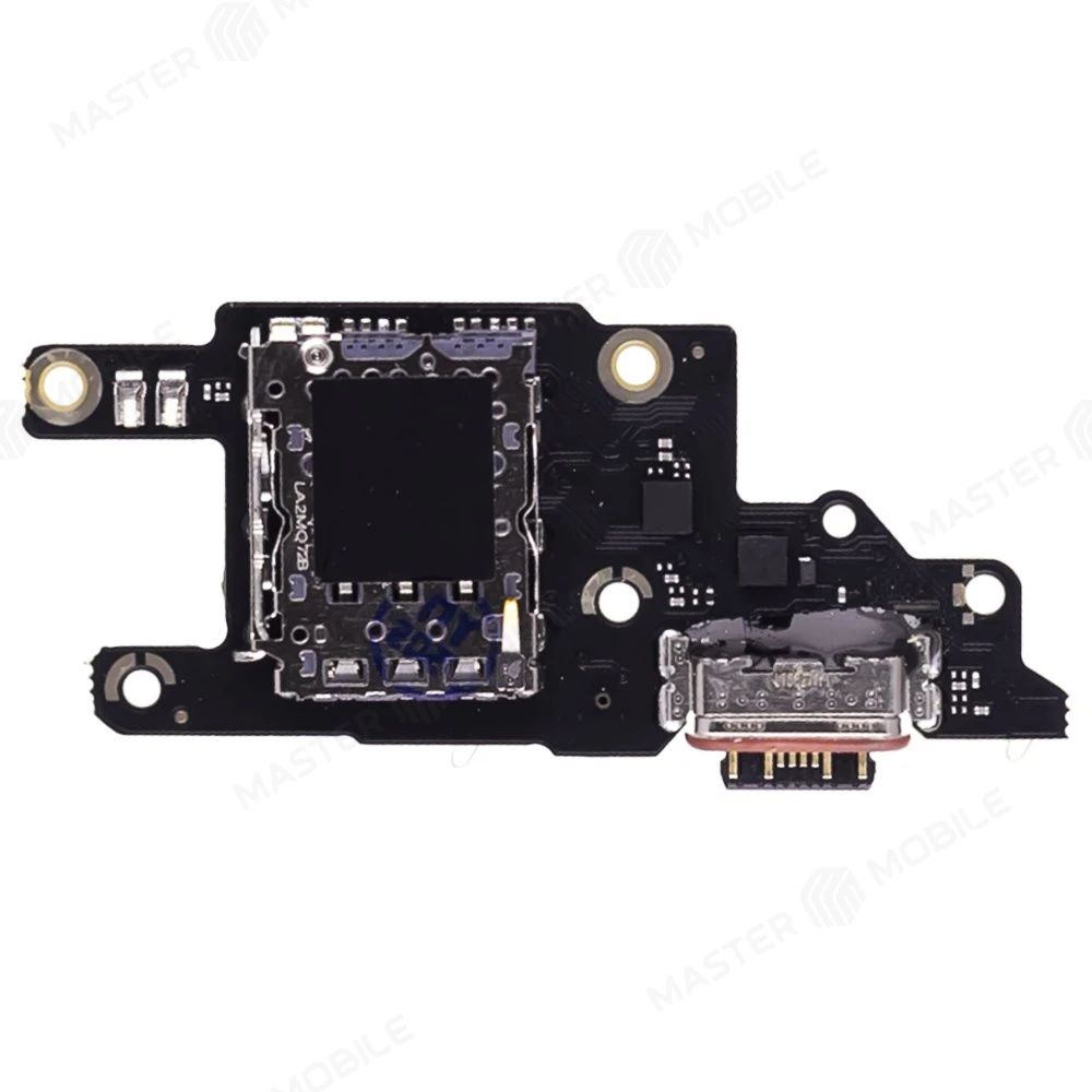 Нижняя плата для Xiaomi Poco X6 Pro (2311DRK48G) с комп. + разъем зарядки + микрофон + разъем SIM (ORIG100) фото №2