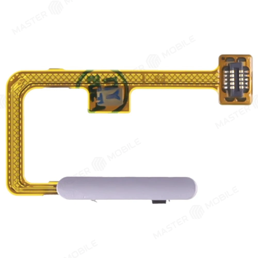 Шлейф для Xiaomi Mi 11 Lite (M2101K9AG) / 11 Lite 5G NE (2109119DG) с комп. + сканер отпечатка пальца (кнопка включения) (серебристый)  фото №1