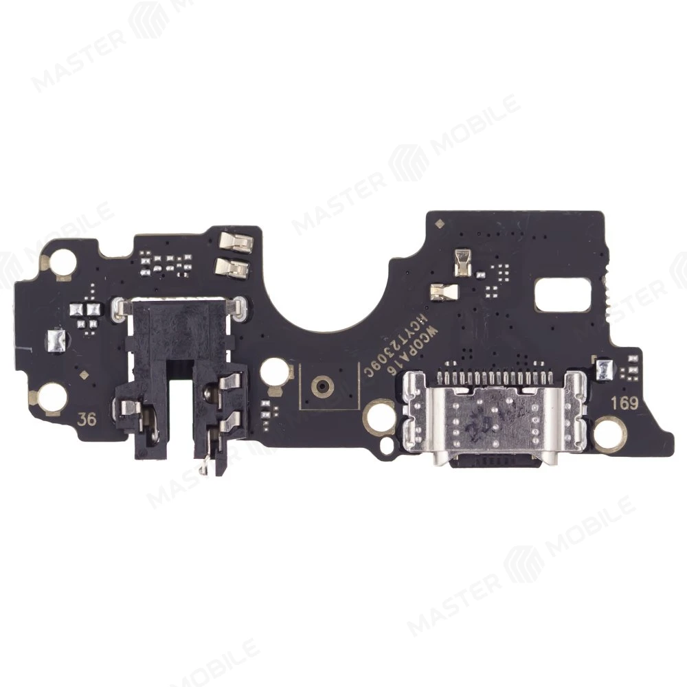 Нижняя плата для OPPO A16 (CPH2269) / OPPO A54 4G (CPH2239) с комп. + разъем зарядки + микрофон фото №2