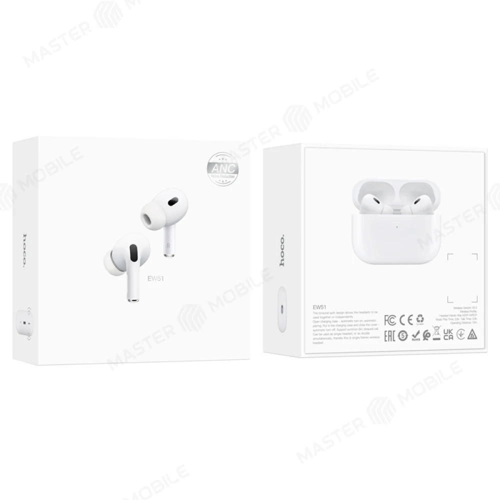 Наушники беспроводные Hoco EW51 (белый) фото №5