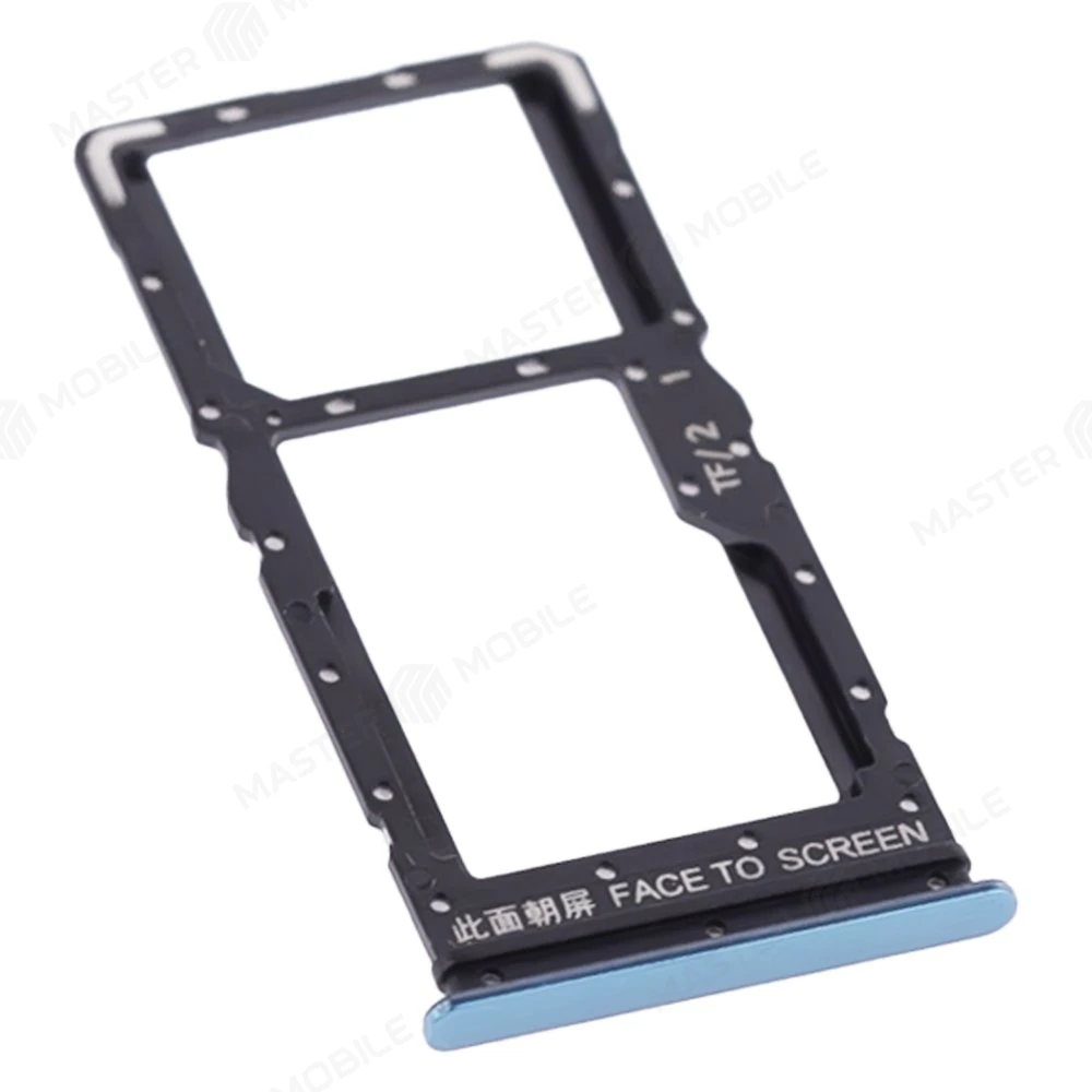 Держатель сим-карты для Xiaomi Poco M3 Pro 4G (M2103K19PY) (синий) фото №3