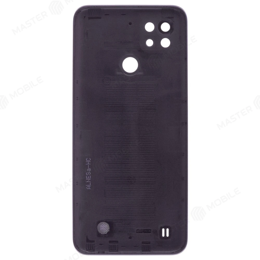 Задняя крышка для Realme C21 (RMX3201) (черный) (в сборе со стеклом камеры) фото №2