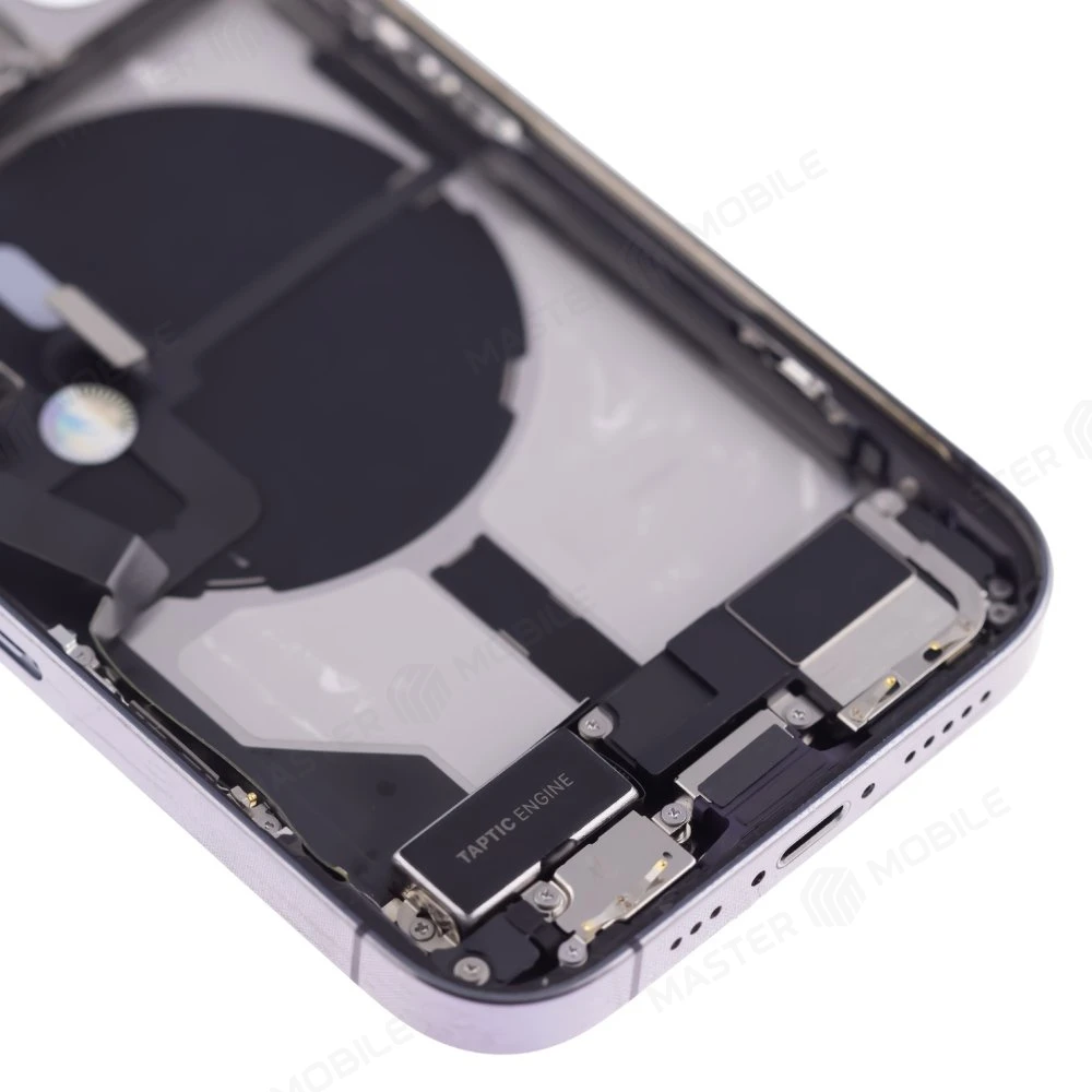 Корпус для Apple iPhone 14 Pro (фиолетовый) (в сборе) (с разбора) (ORIG100) (возможен дефект ЛКП) фото №4