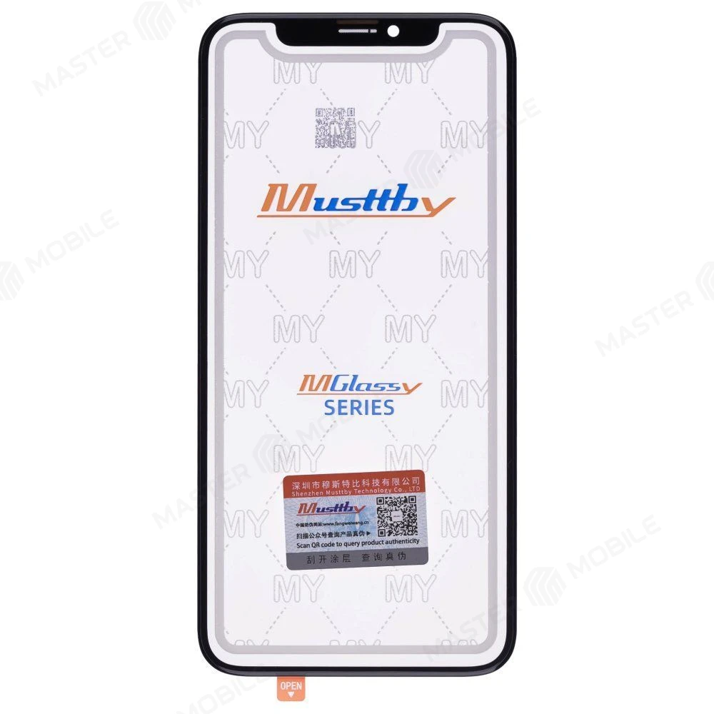 Стекло модуля для Apple iPhone X / iPhone Xs + OCA (Musttby) фото №1