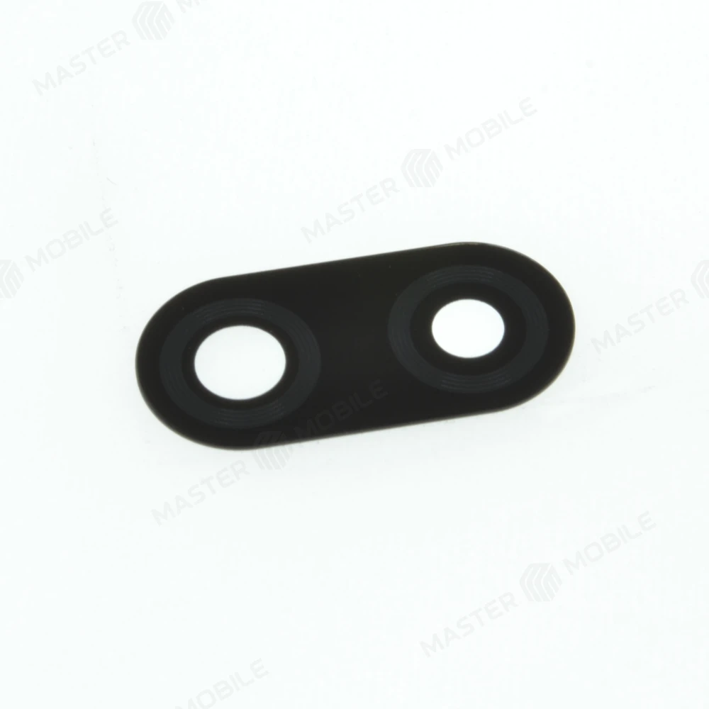 Стекло задней камеры для Huawei Mate 10 Lite (RNE-L01) (без рамки) (черный) фото №1