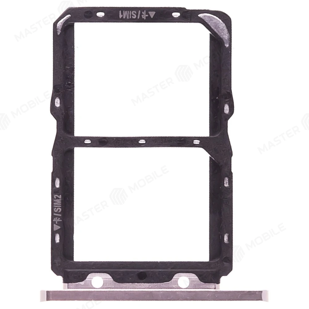 Держатель сим-карты для Huawei Honor 20 (YAL-L21) / Nova 5T (YALE-L61A) (серебристый) фото №1