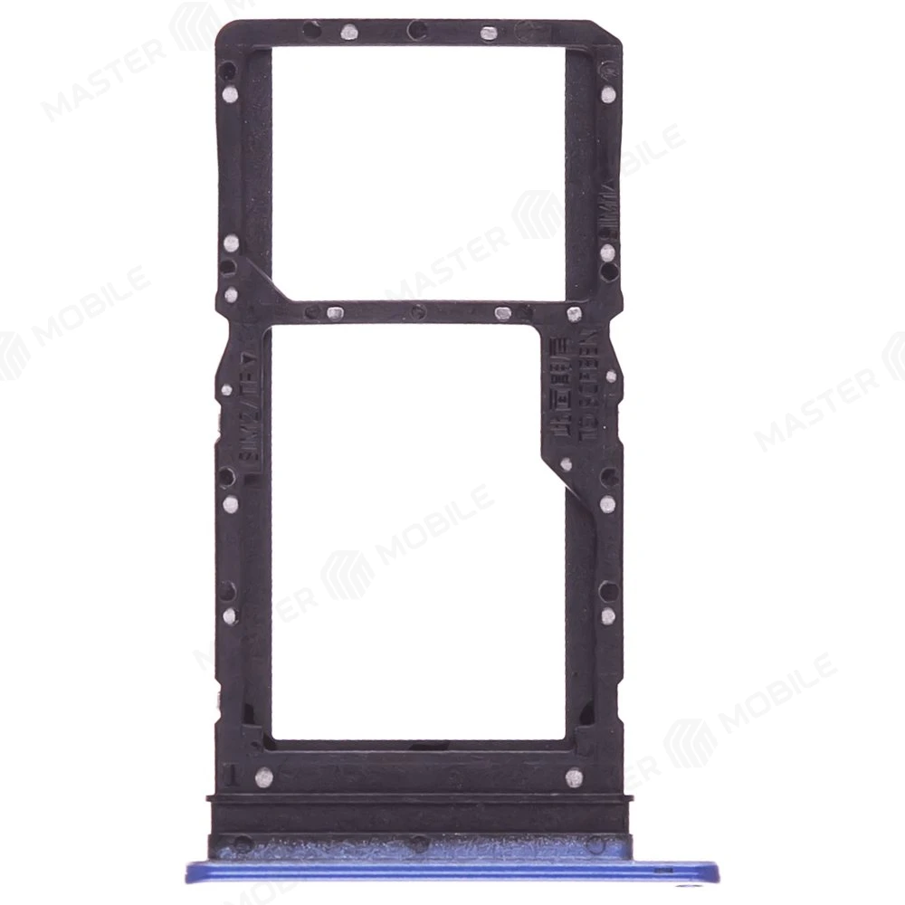 Держатель сим-карты для Huawei Honor X7 (CMA-LX1) (синий) фото №1