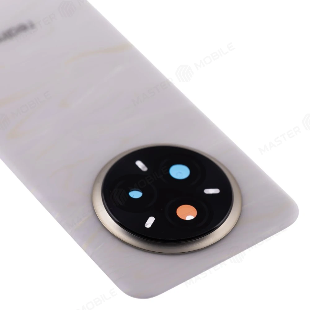 Задняя крышка для Realme 14 Pro+ (RMX5051) (белый) (в сборе со стеклом камеры) фото №3