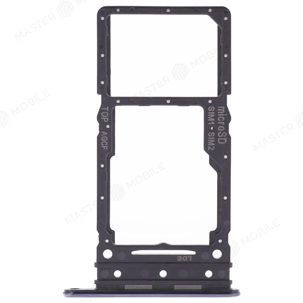 Держатель сим-карты для Samsung A736 Galaxy A73 5G (черный) фото №1