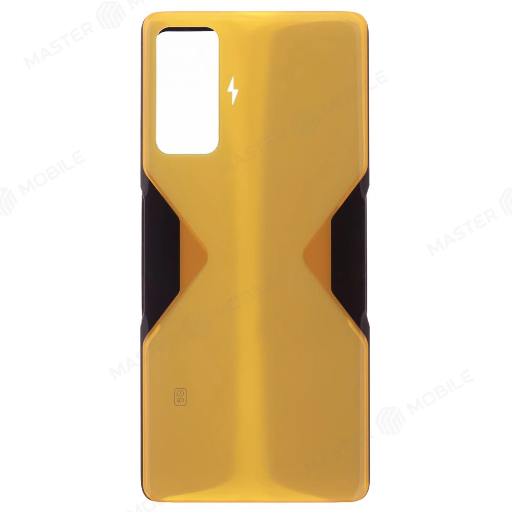 Задняя крышка для Xiaomi Poco F4 GT (21121210G) (желтый) фото №1