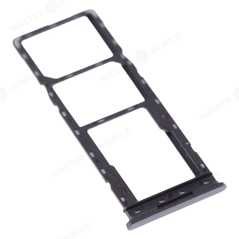 Держатель сим-карты для Tecno Spark 20 Pro (KJ6) (черный) фото №3