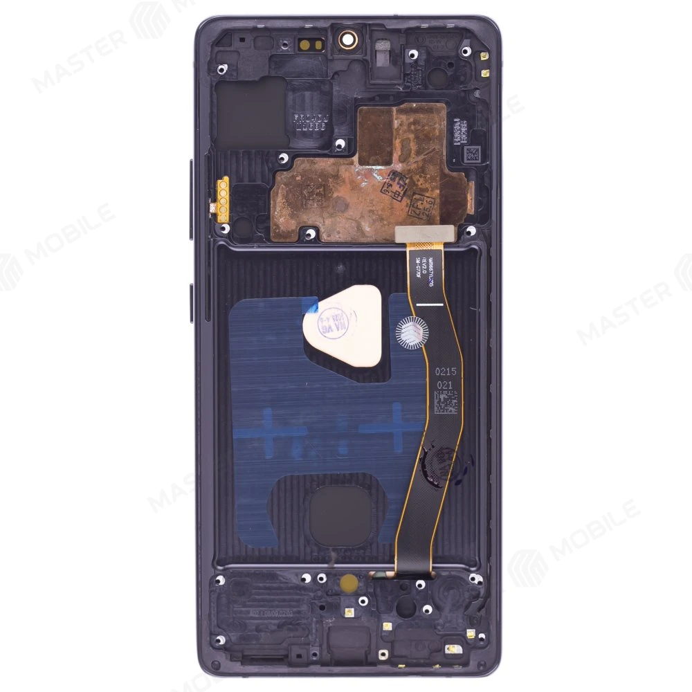 Дисплей для Samsung G770 Galaxy S10 Lite + тачскрин (черный) (в рамке) (OLED) фото №2