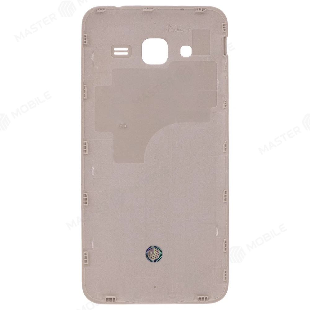 Задняя крышка для Samsung J320 Galaxy J3 (2016) (золотистый) фото №2