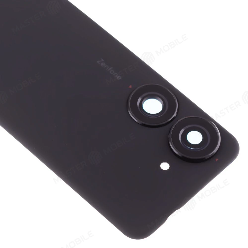 Задняя крышка для Asus ZenFone 10 (AI2302) (черный) (в сборе со стеклом камеры)  фото №3