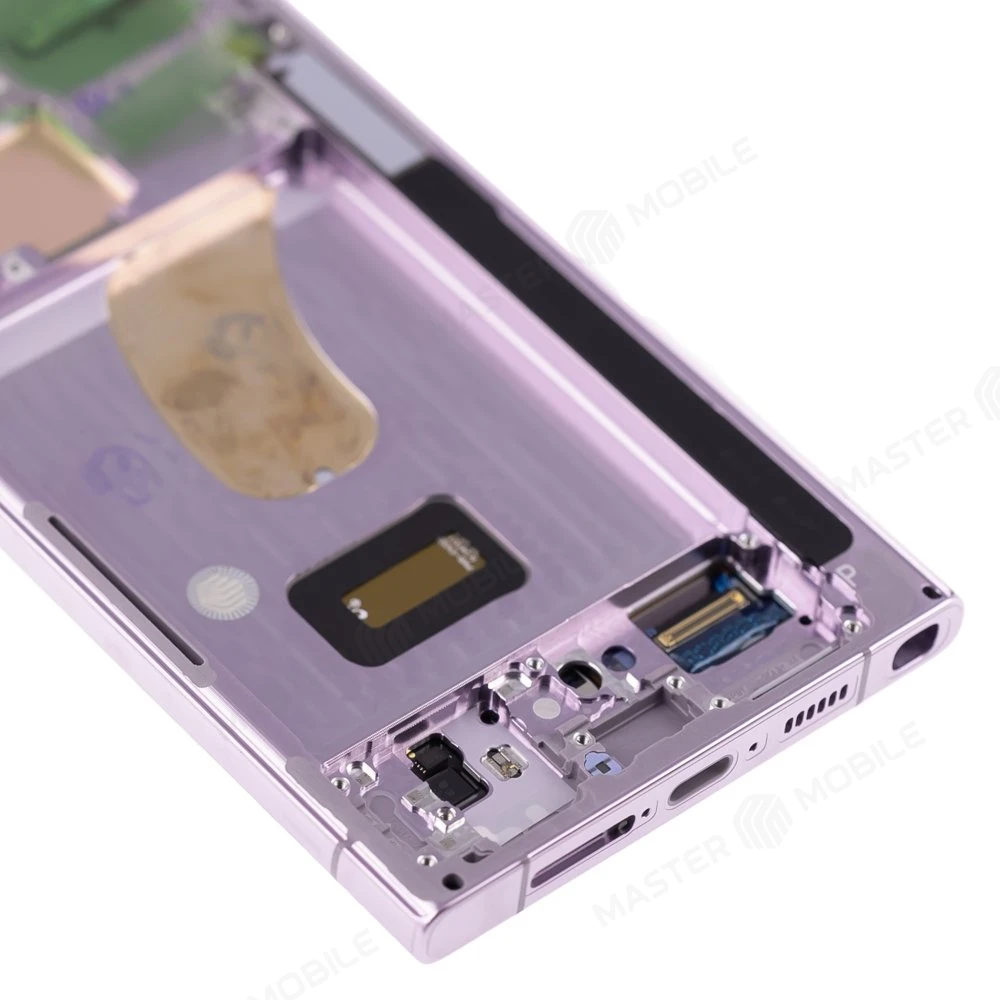 Дисплей для Samsung S918 Galaxy S23 Ultra + тачскрин (розовый) (в рамке) (ORIG100) (возможен дефект ЛКП) фото №4