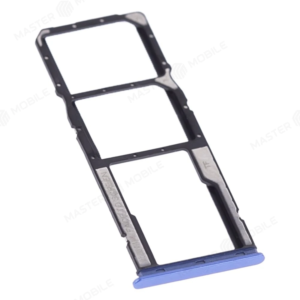 Держатель сим-карты для Xiaomi Redmi 10C (220333QNY) (синий) фото №3