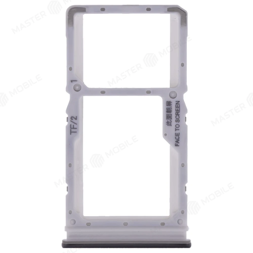 Держатель сим-карты для Xiaomi Redmi Note 8 Pro (M1906G7G) (черный)  фото №1