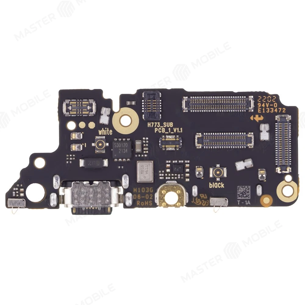 Нижняя плата для Infinix Zero Ultra (X6820) с комп. + разъем зарядки + микрофон (ORIG100) фото №1