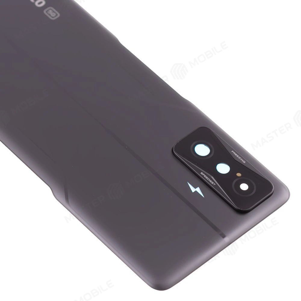 Задняя крышка для Xiaomi Poco F4 GT (21121210G) (черный) (в сборе со стеклом камеры) (ORIG100)  фото №3