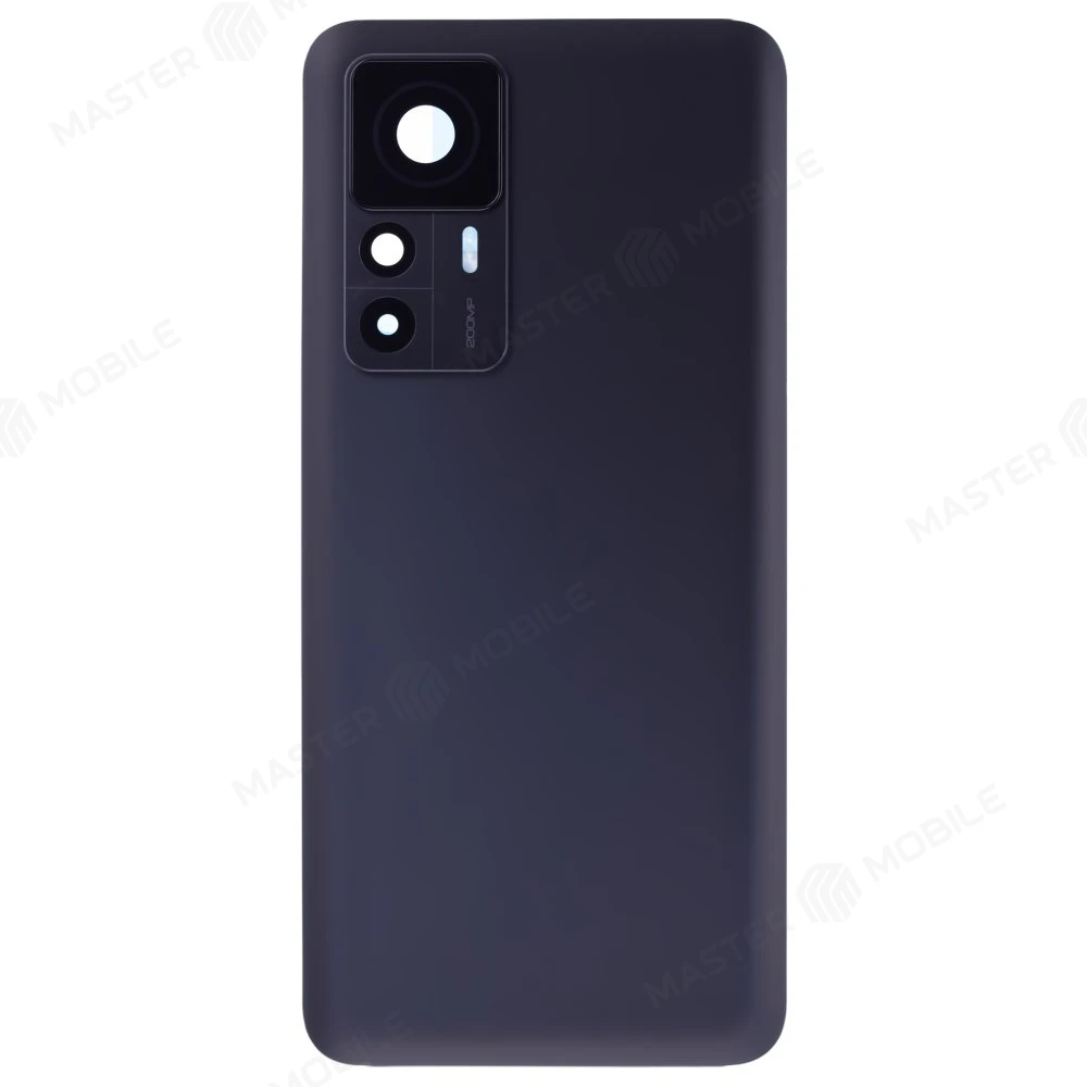 Задняя крышка для Xiaomi 12T Pro (22081212UG) (черный) (в сборе со стеклом камеры) фото №1