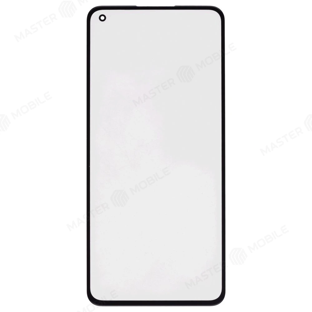 Стекло модуля для Xiaomi 11 Lite 5G NE (2109119DG) + OCA (черный)  фото №1