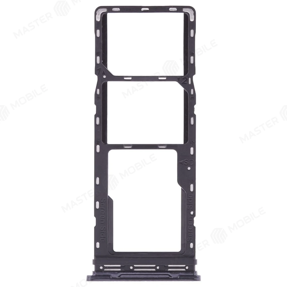 Держатель сим-карты для Infinix Smart 6 (X6511) (черный) фото №1