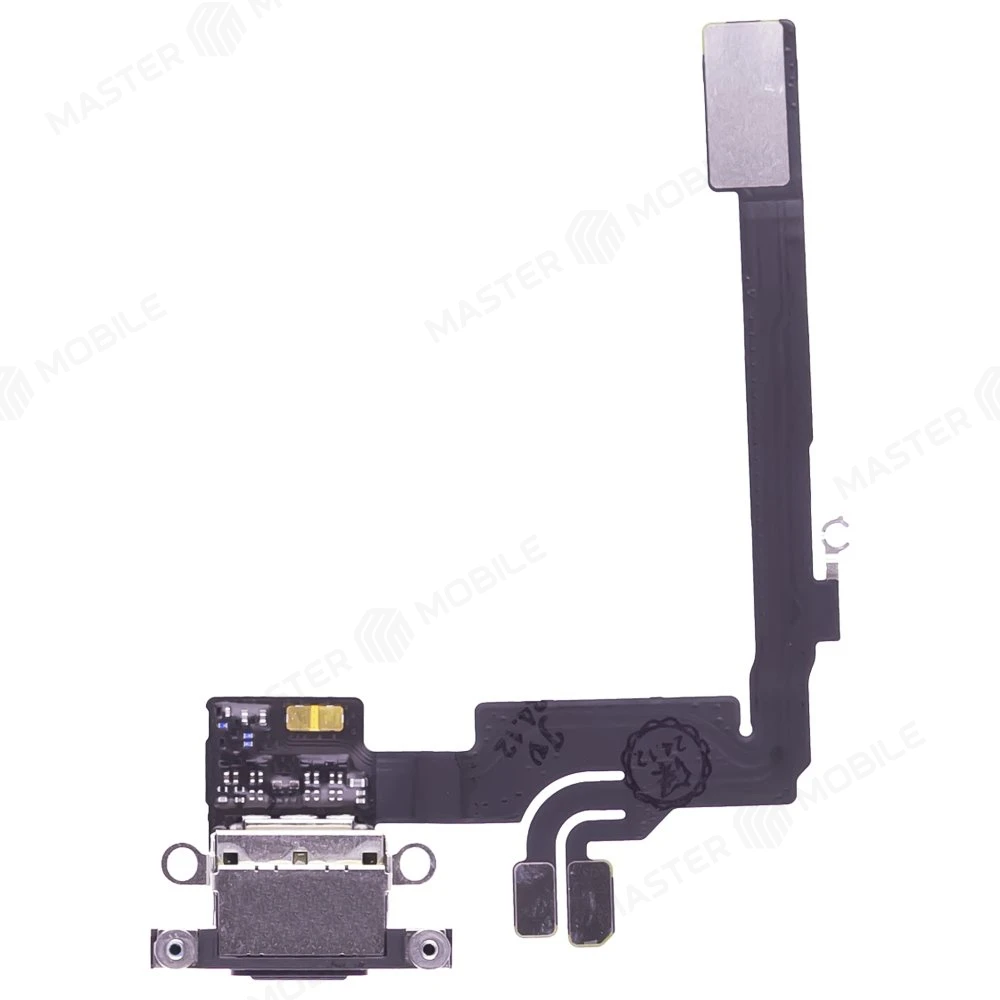 Шлейф для Apple iPhone 16 Pro с комп. + разъем зарядки (черный) (ORIG100)  фото №1