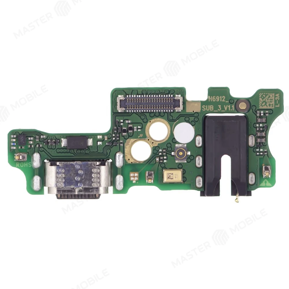 Нижняя плата для Infinix Hot 11S (X6812B) с комп. + разъем зарядки + микрофон (ORIG100) фото №1