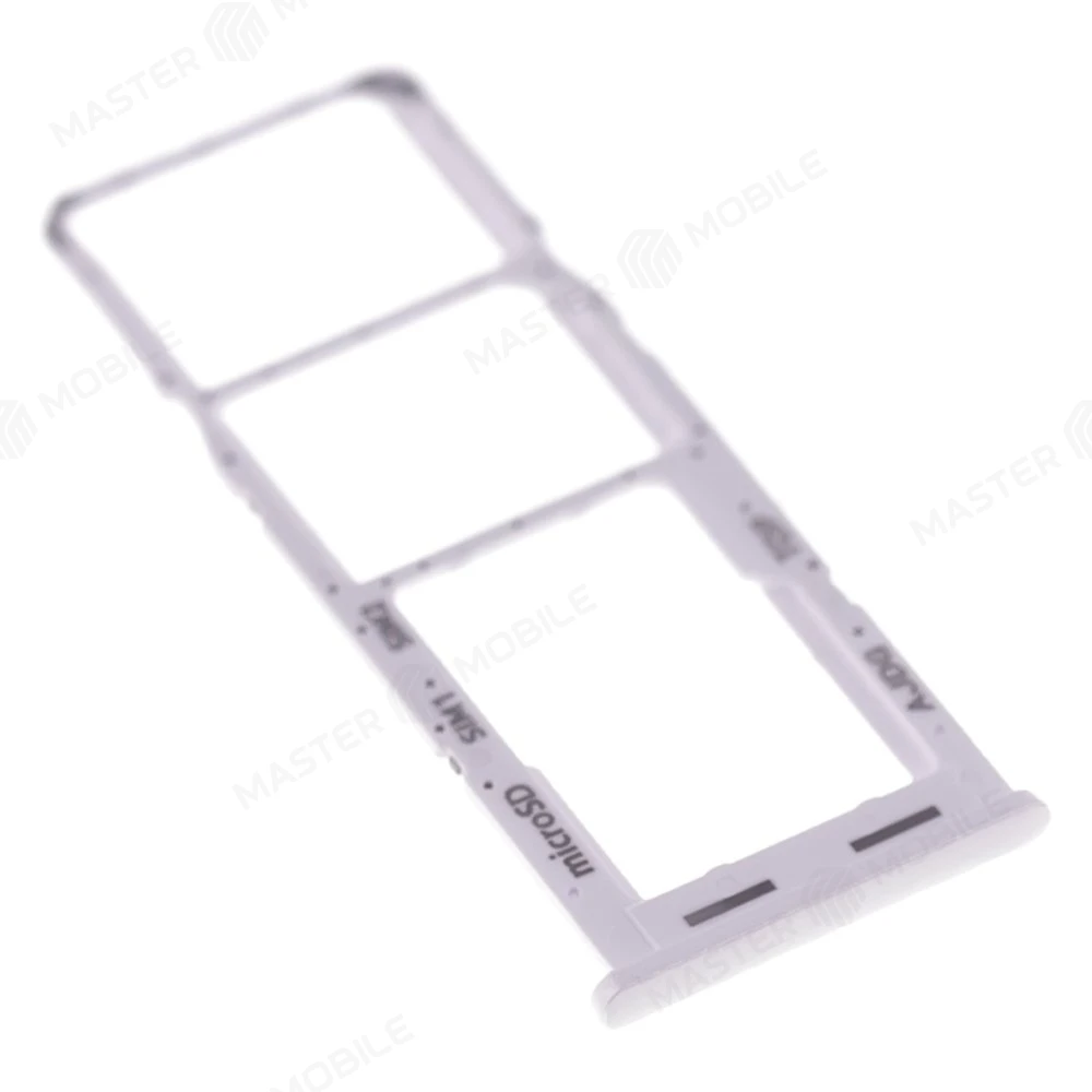 Держатель сим-карты для Samsung A047 Galaxy A04s (белый) фото №3