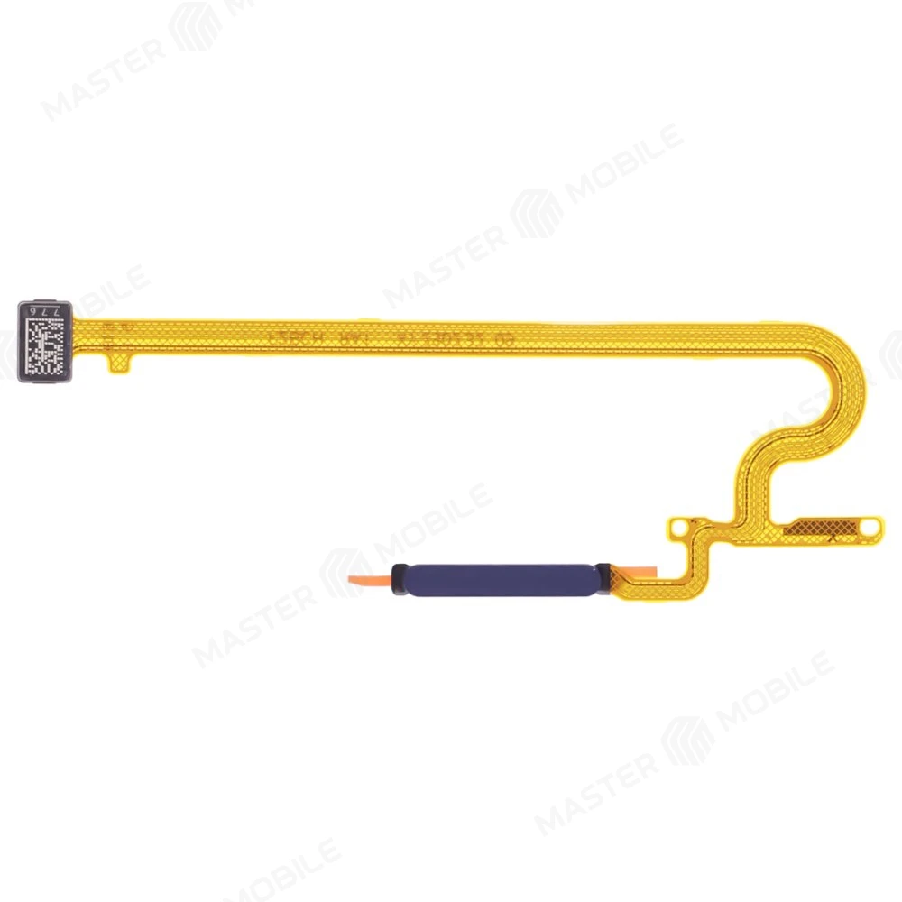 Шлейф для Vivo Y16 (V2204) с комп. + сканер отпечатка пальца (черный)  фото №1