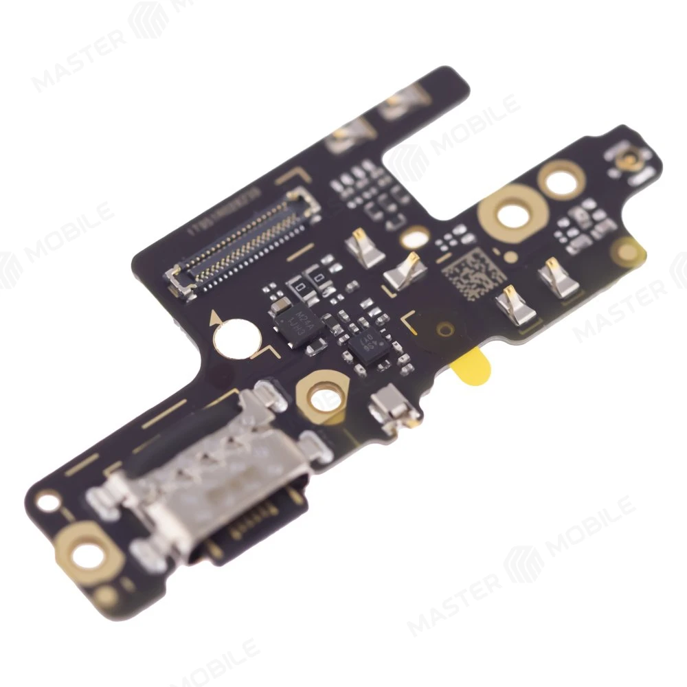 Нижняя плата для Xiaomi Redmi Note 7 (M1901F7G) / Redmi Note 7 Pro с комп. + разъем зарядки + микрофон (ORIG100) фото №3