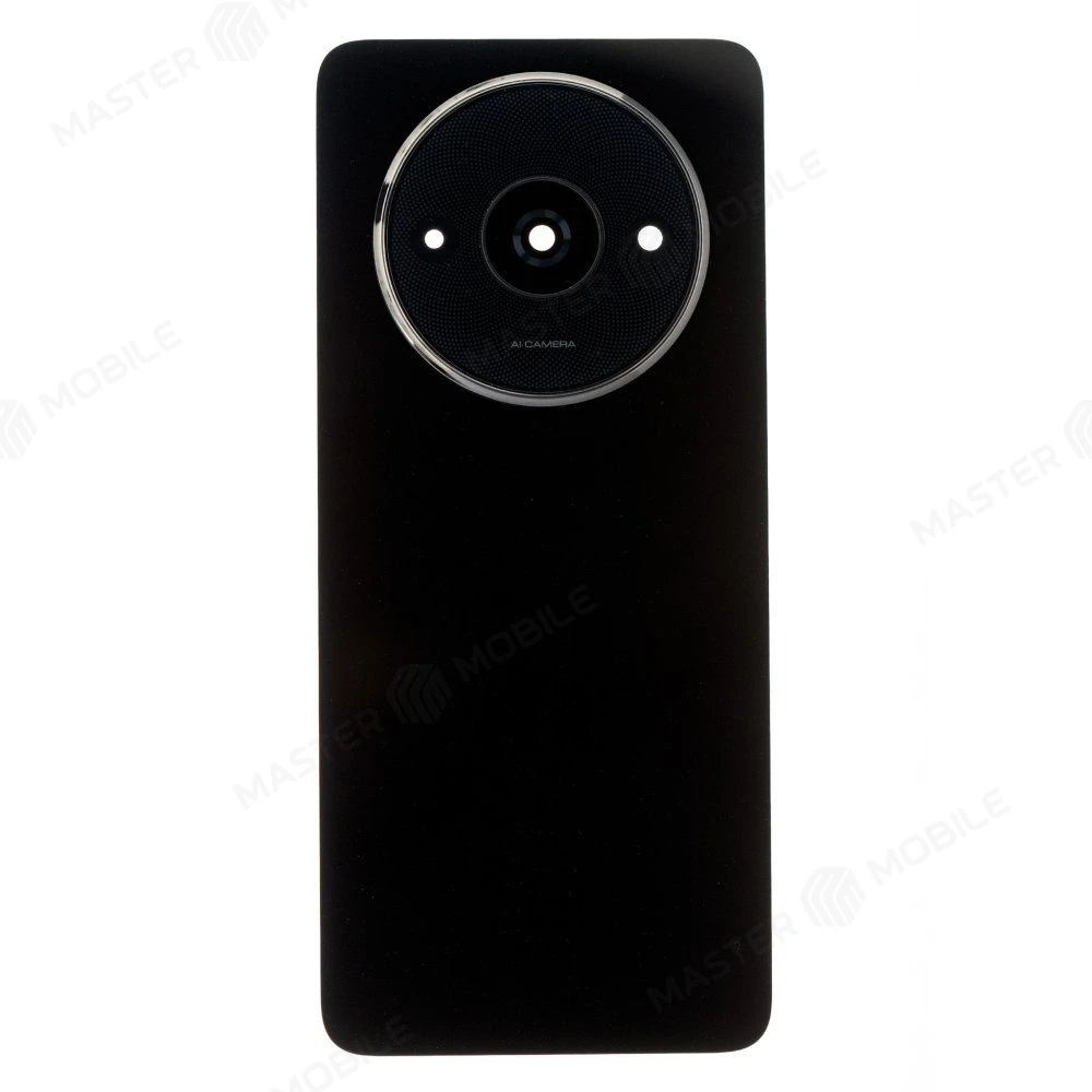 Задняя крышка для Xiaomi Redmi A3x (24048RN6CG) (черный) (в сборе со стеклом камеры) (ORIG100) фото №1