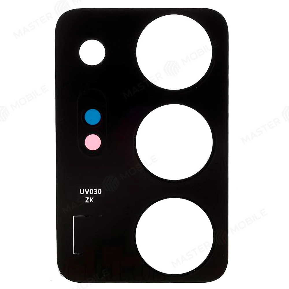 Стекло задней камеры для Samsung N985 Galaxy Note 20 Ultra / N986 Galaxy Note 20 Ultra 5G (без рамки) (черный) 