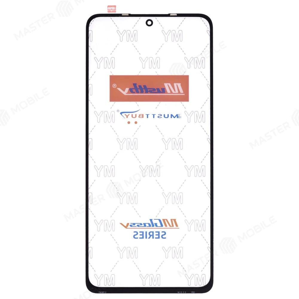 Стекло модуля для Xiaomi Redmi Note 10 Pro 4G (M2101K6G) + OCA (черный) (Musttby) фото №1