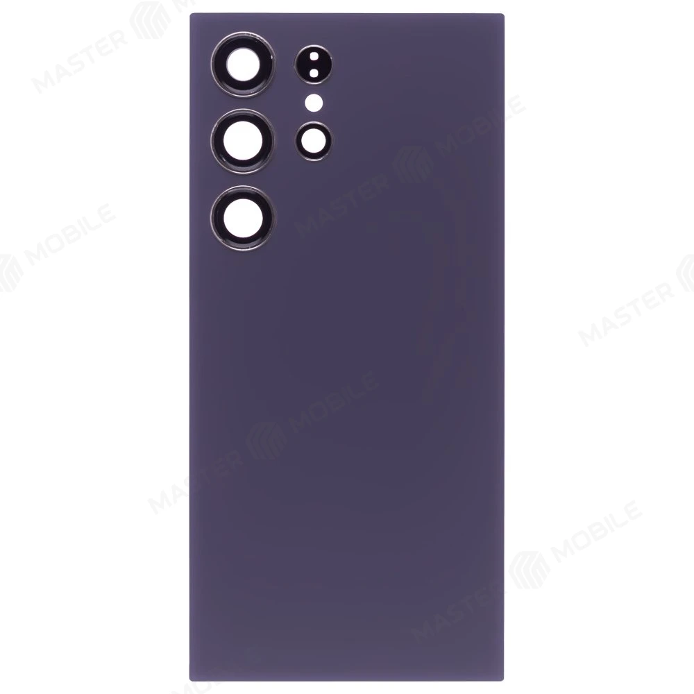 Задняя крышка для Samsung S928 Galaxy S24 Ultra (фиолетовый) (в сборе со стеклом камеры) фото №1