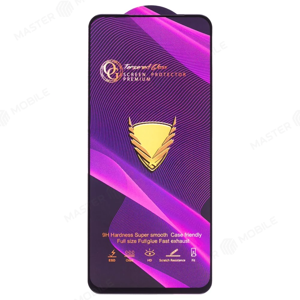 Защитное стекло OG Glass (3 в 1) для OPPO A96 (CPH2333) (черный) фото №1