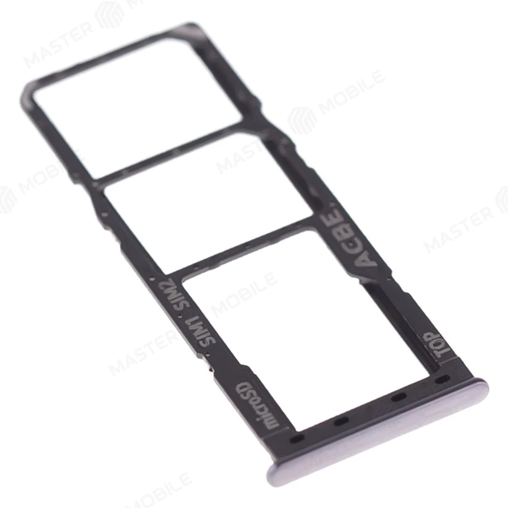 Держатель сим-карты для Samsung A325 Galaxy A32 4G (черный) фото №3