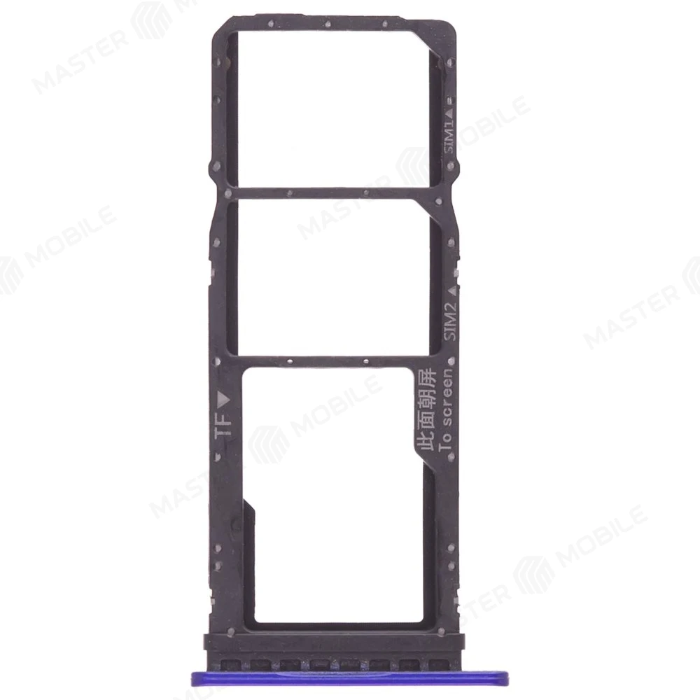 Держатель сим-карты для Huawei P40 Lite E (ART-L29) (синий) фото №1