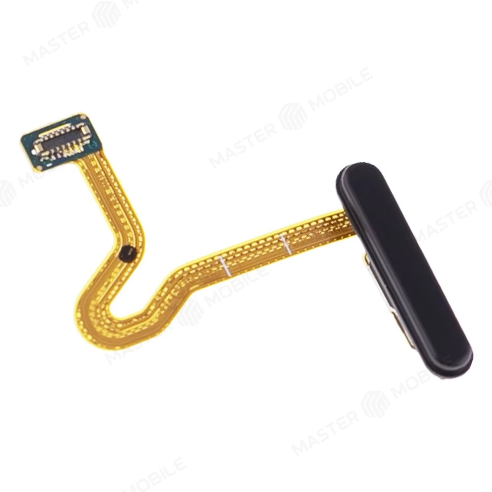 Шлейф для Samsung F711 Galaxy Z Flip 3 с комп. + сканер отпечатка пальца (кнопка включения) (черный) фото №3