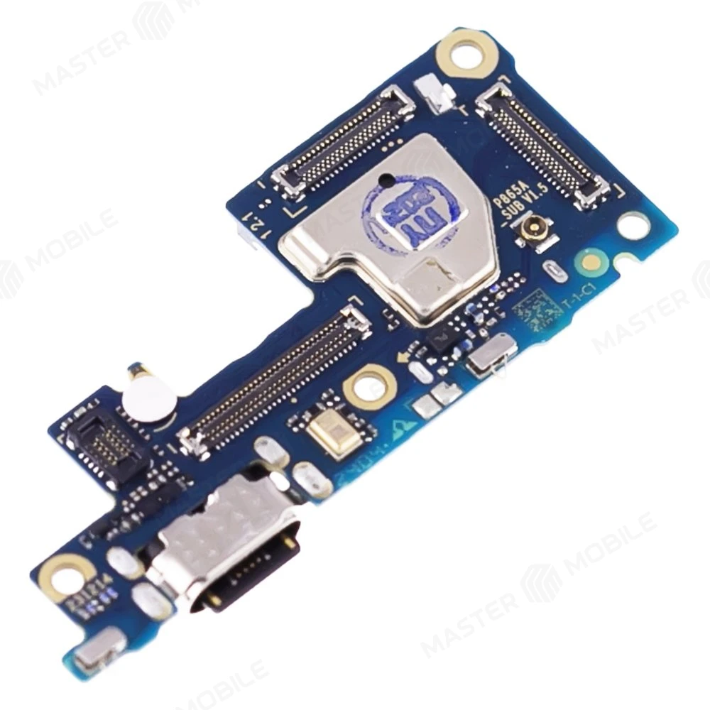 Нижняя плата для Infinix Note 40 Pro+ 5G (X6851B) с комп. + разъем зарядки + микрофон + разъем SIM (ORIG100) фото №3