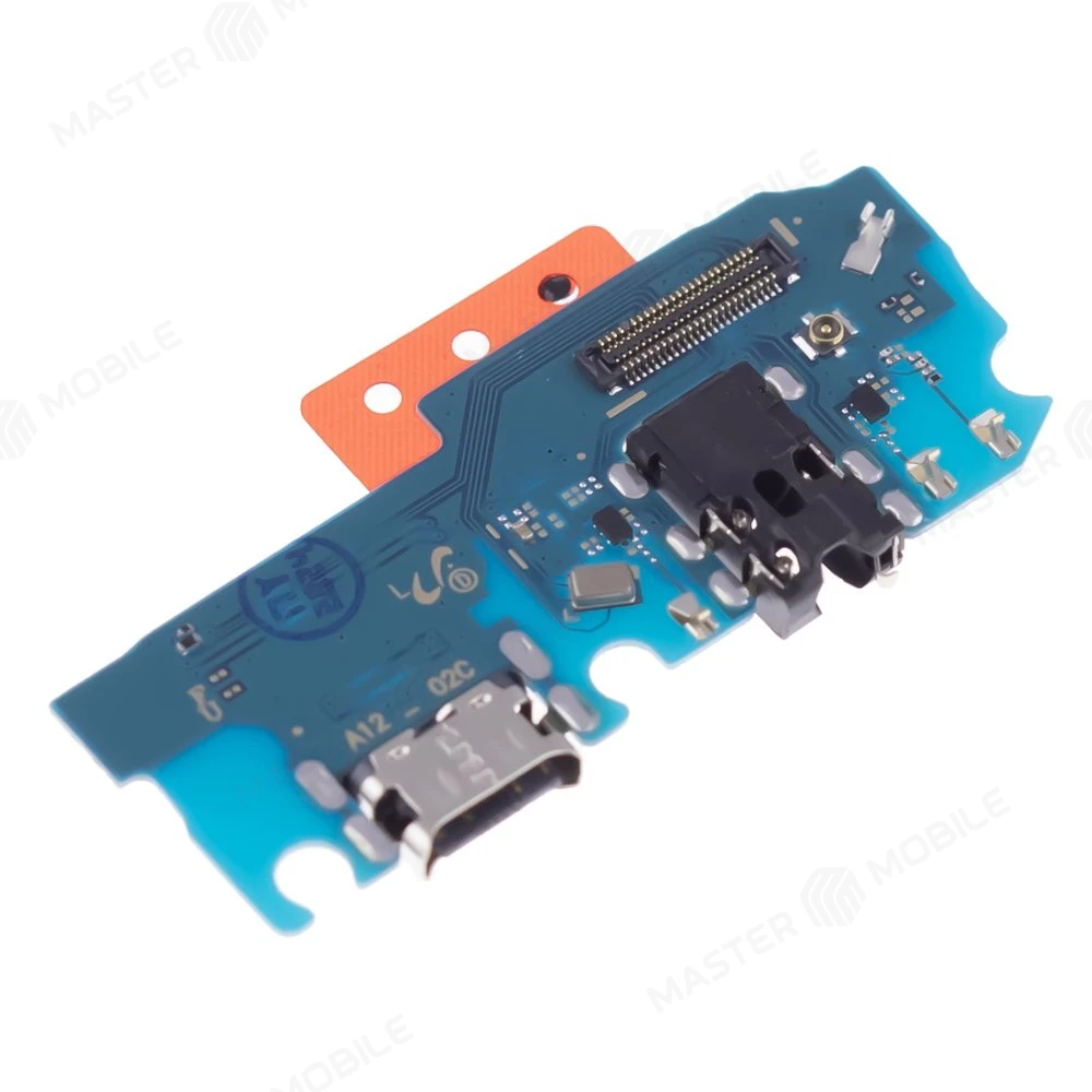 Нижняя плата для Samsung A125 Galaxy A12 / M127 Galaxy M12 с комп. + разъем зарядки + разъем гарнитуры + микрофон  фото №3