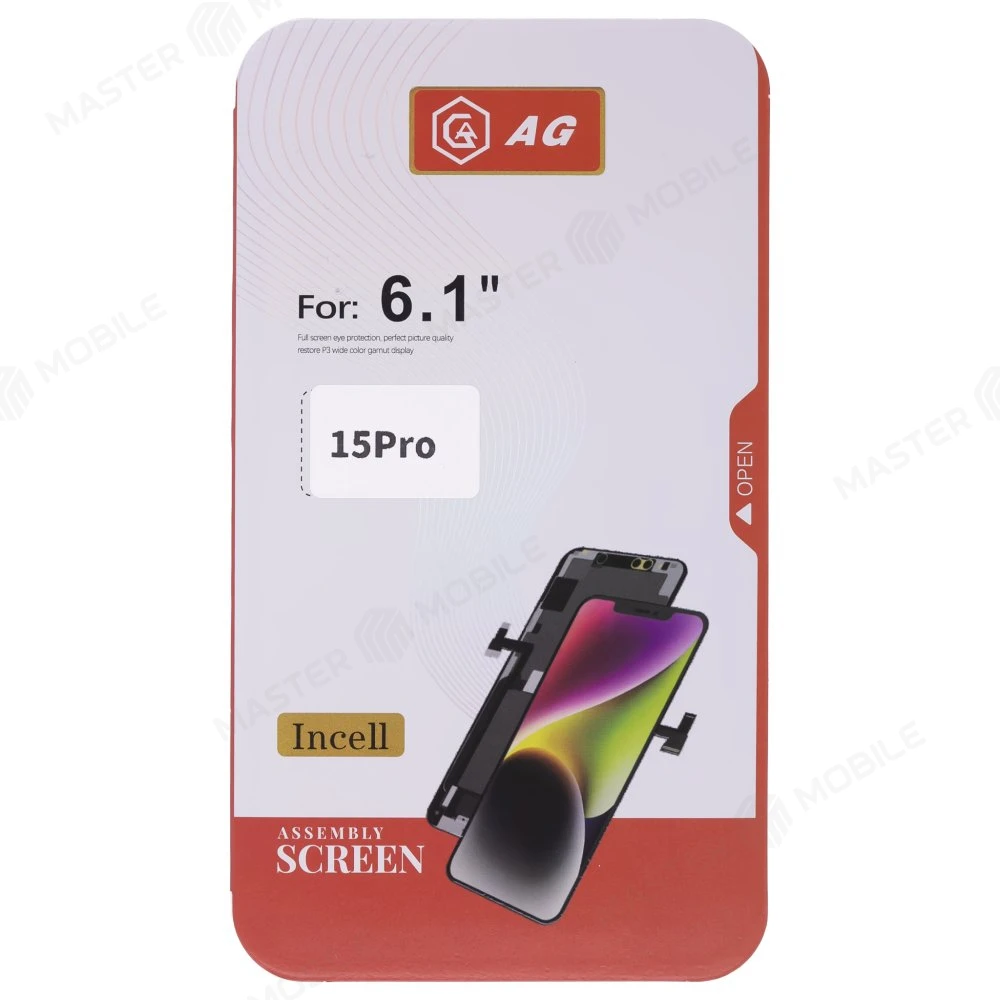 Дисплей для Apple iPhone 15 Pro + тачскрин (черный) (MNK) (In-Cell) фото №5