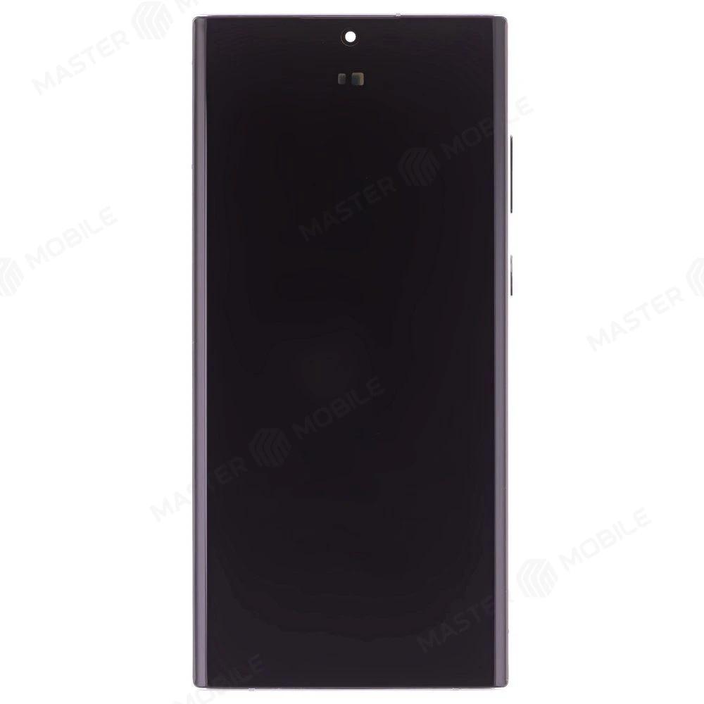Дисплей для Samsung S908 Galaxy S22 Ultra + тачскрин (серебристый) (в рамке) (OLED) (Full Size) фото №1