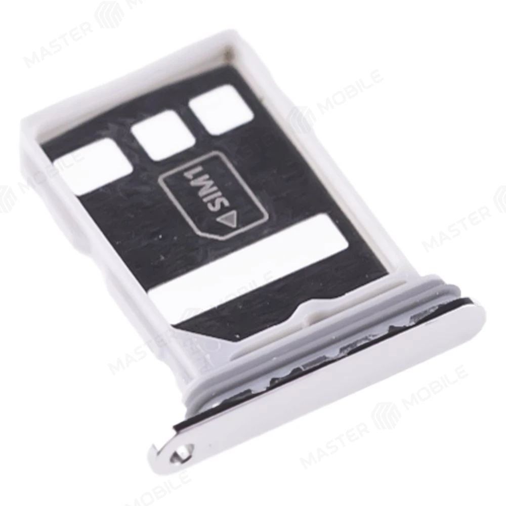 Держатель сим-карты для Huawei P60 (LNA-LX9) / P60 Pro (MNA-LX9) (серебристый) фото №3