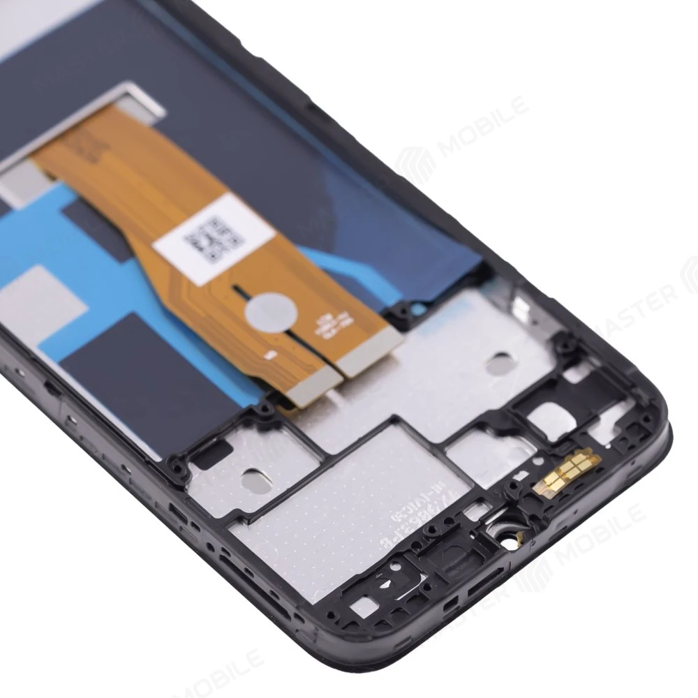 Дисплей для Realme C30 (RMX3581) / Narzo 50i Prime (RMX3506) + тачскрин (черный) (в рамке) (ORIG) фото №3