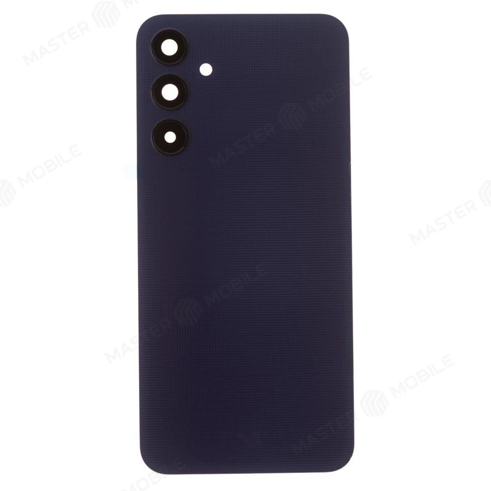 Задняя крышка для Samsung A256E Galaxy A25 5G (черный) (в сборе со стеклом камеры) (ORIG100) фото №1