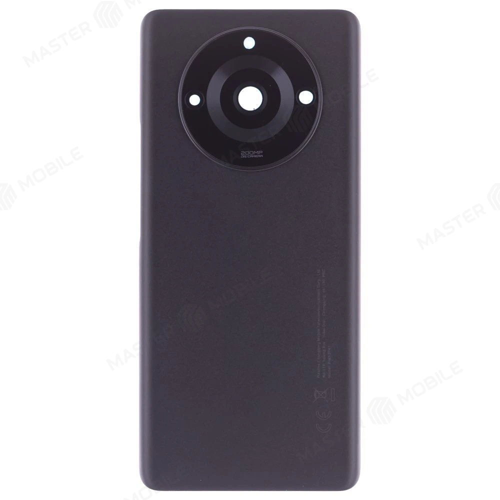 Задняя крышка для Realme 11 Pro+ 5G (RMX3741) (черный) (в сборе со стеклом камеры)  фото №1