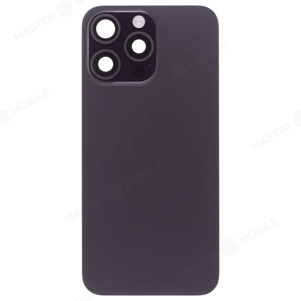 Задняя крышка для Apple iPhone 15 Pro Max (черный) (в сборе) (с разбора) (ORIG100) (возможен дефект ЛКП) фото №1
