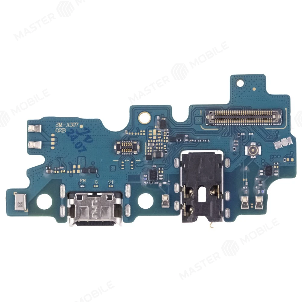 Нижняя плата для Samsung A307 Galaxy A30s с комп. + разъем зарядки + разъем гарнитуры + микрофон (ORIG100) фото №1