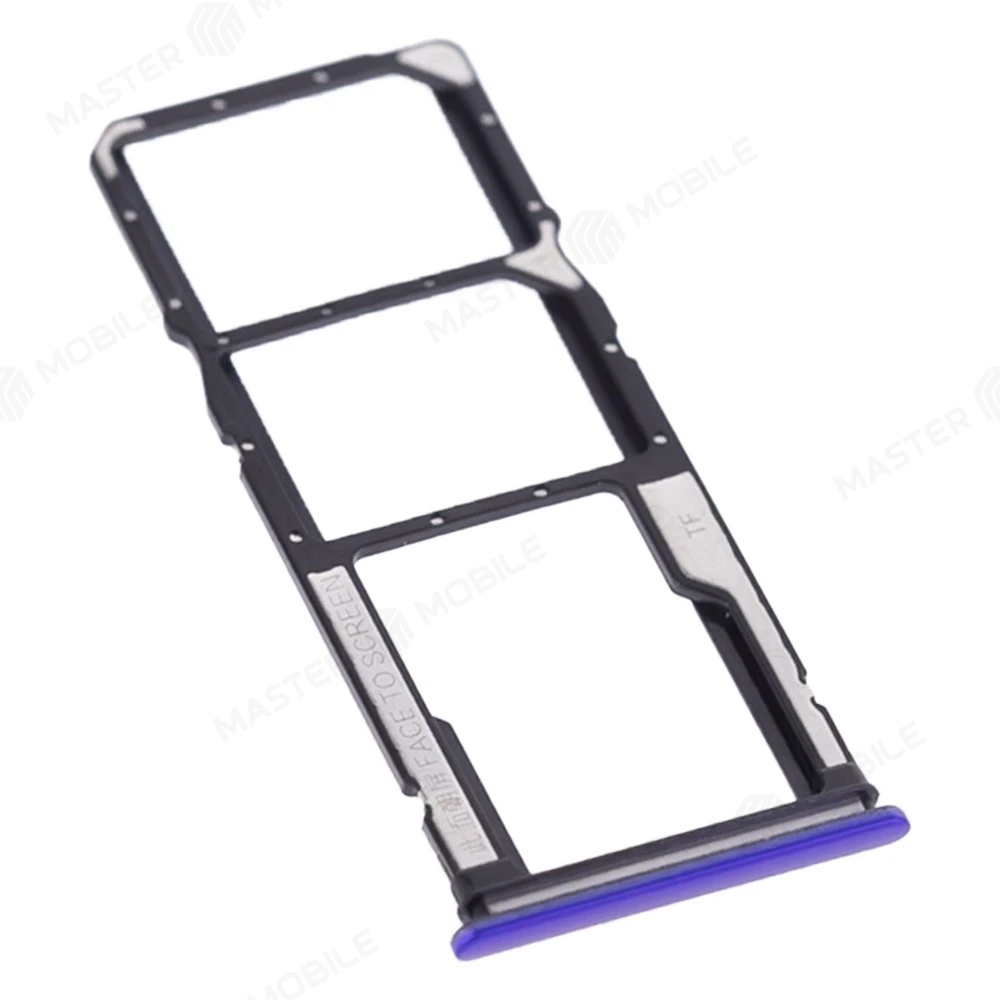 Держатель сим-карты для Xiaomi Redmi 9 (M2004J19G) (фиолетовый)  фото №3